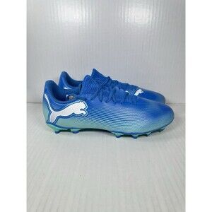Size 9.5 PUMA Future 7 Play FG/AG 107939-01 Men’s Soccer Cleats Blue Mint NEW